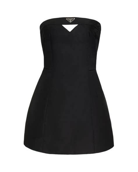 prada nylon strapless dress|prada nylon scoop neck top.